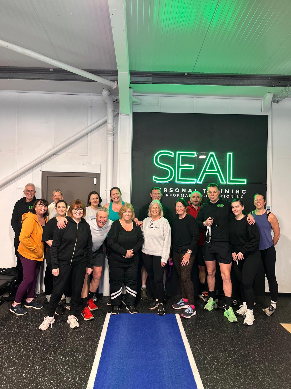 Bootcamp members after a session at SEAL Personal Training, Redditch