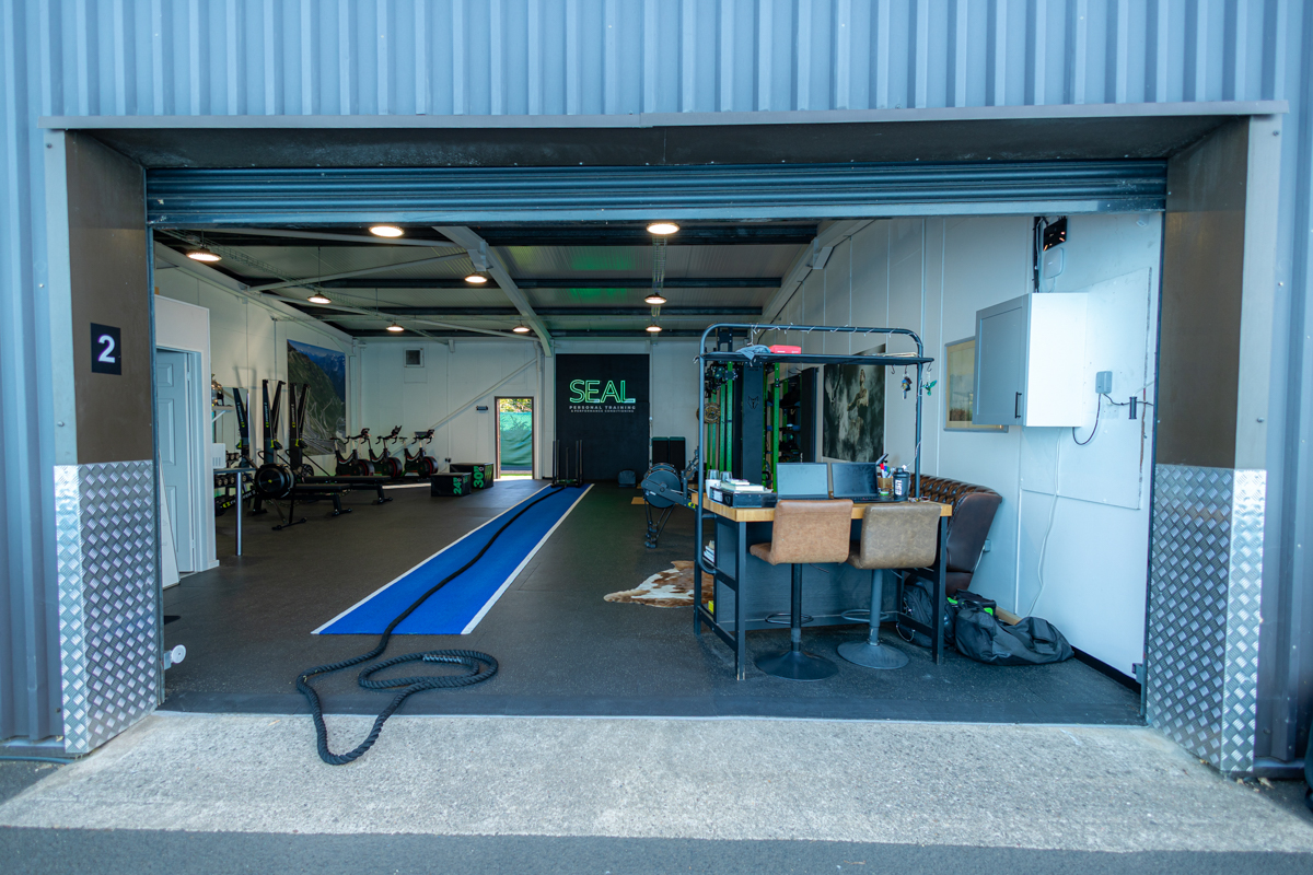 Entrance to SEAL Personal Training gym, Park Farm Redditch