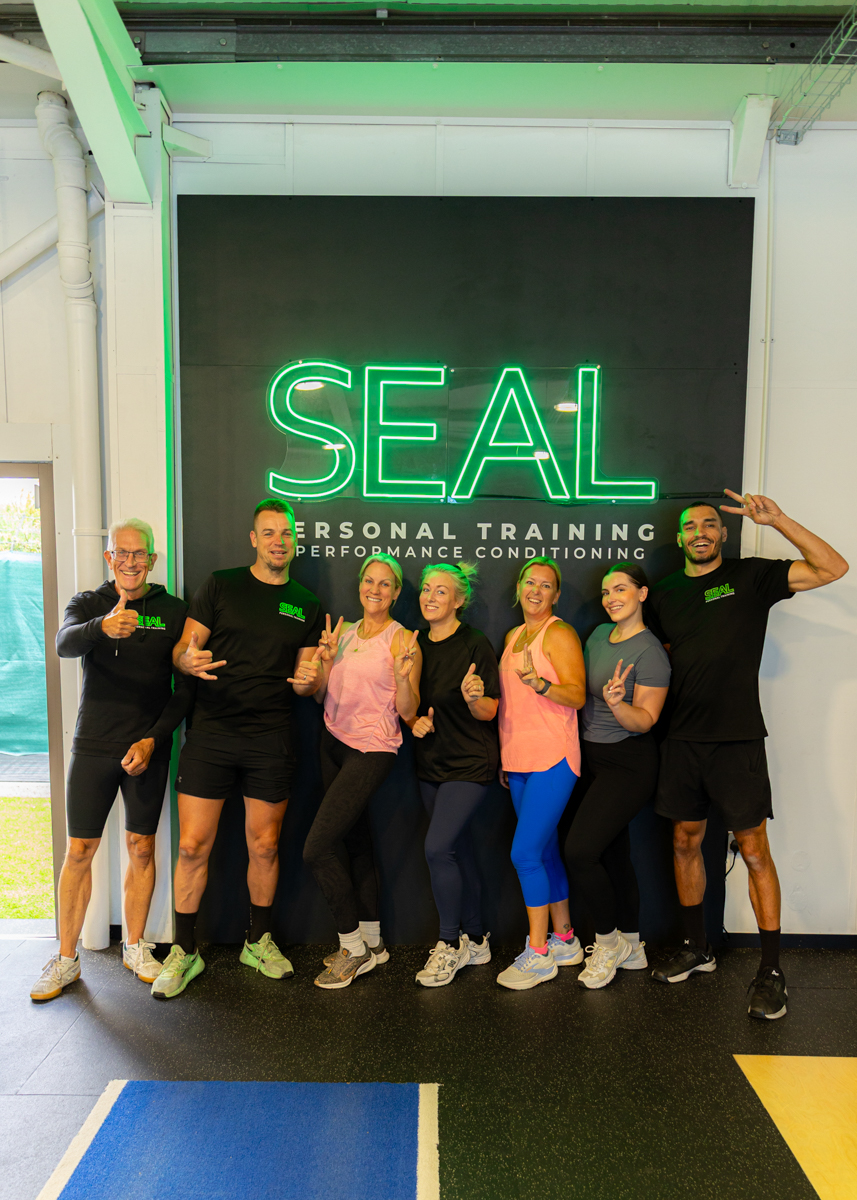 SEAL Personal Training coaches and members at the Redditch gym